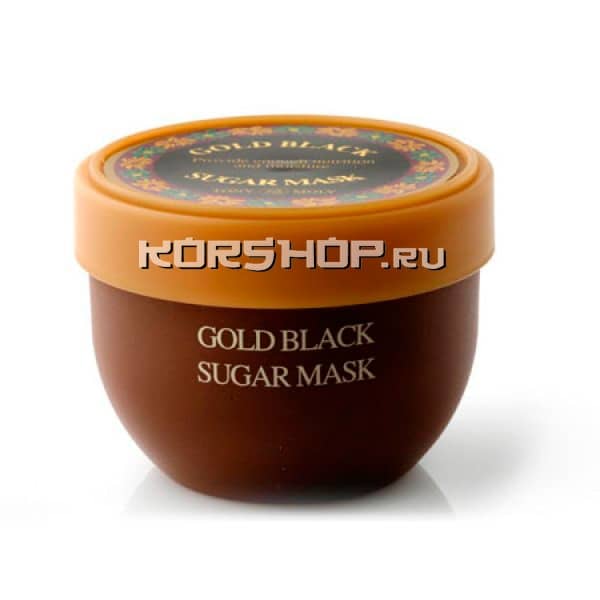 Маска для лица с чёрным сахаром Gold Black Sugar Mask Tony Moly, Корея, 100 мл