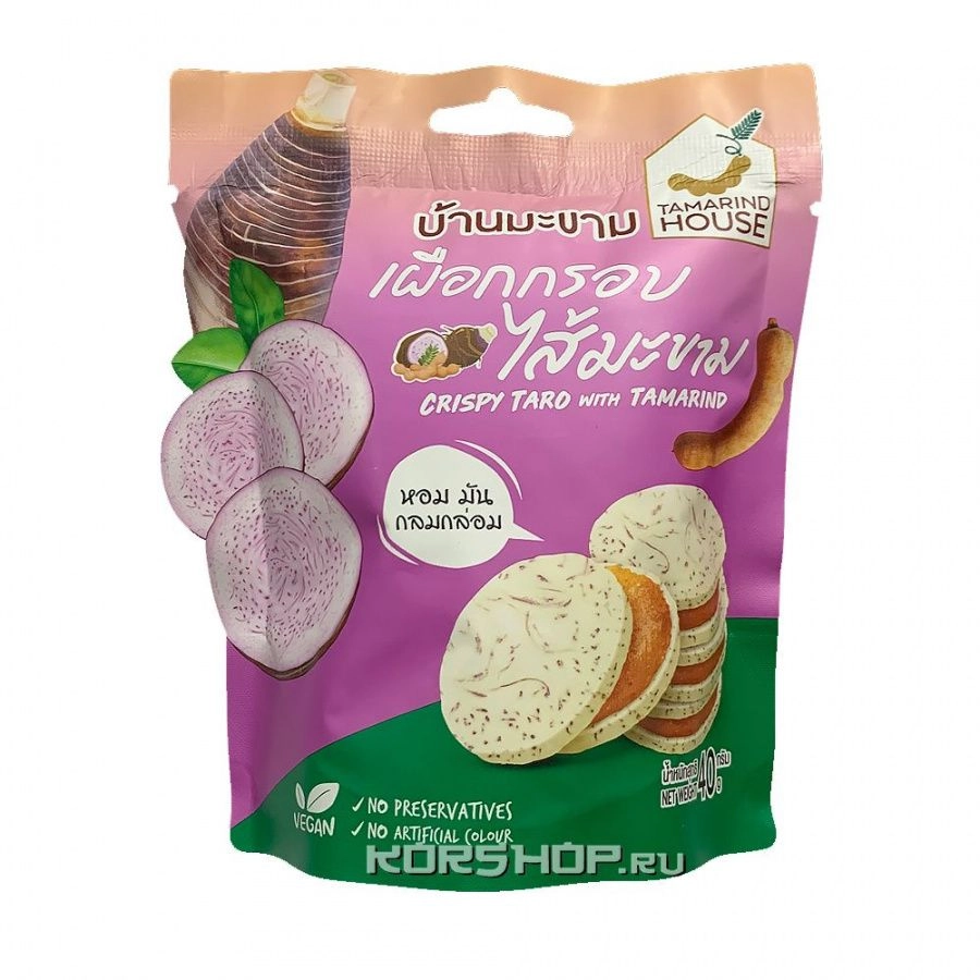 Жареное таро с начинкой из тамаринда Tamarind House, Таиланд 40 г Жареное таро с начинкой из тамаринда Tamarind House, Таиланд 40 г