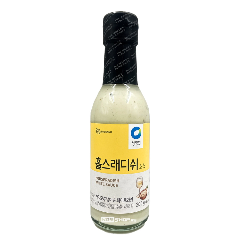 Белый соус для стейка с хреном Horseradish White Steak Sauce Daesang, Корея, 205 мл