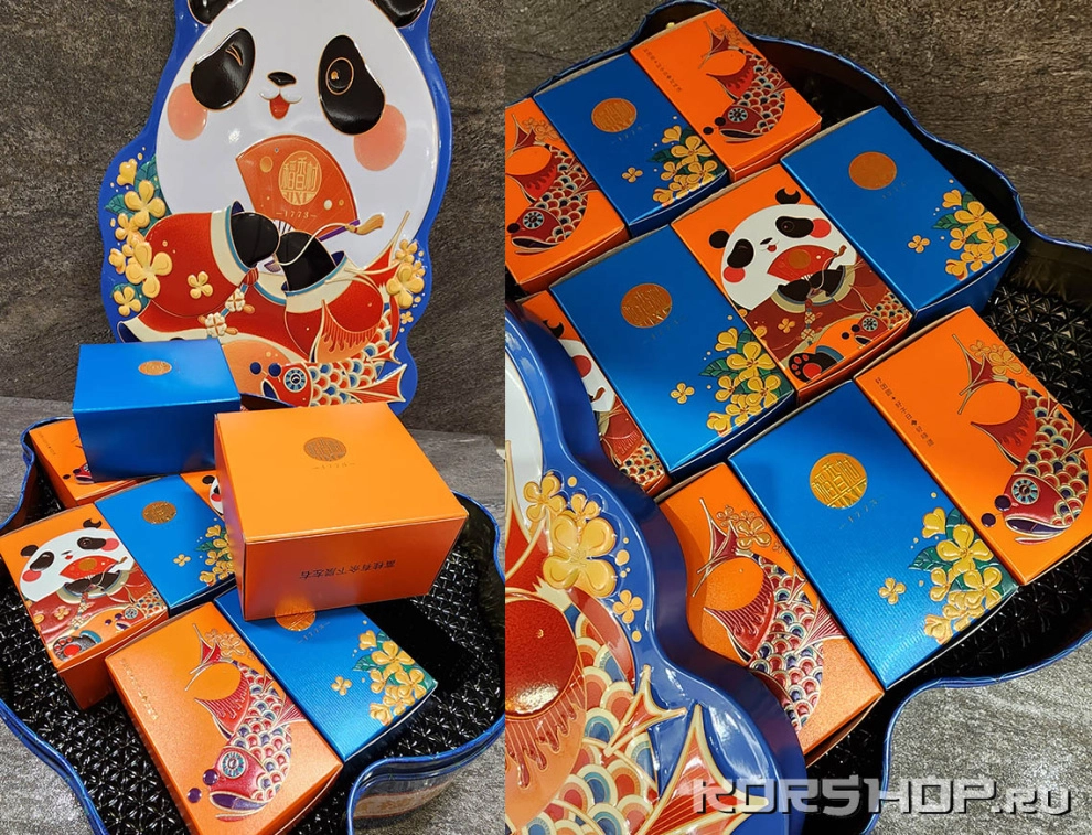 Праздничный набор лунных пряников Процветание (Китай), 620 г