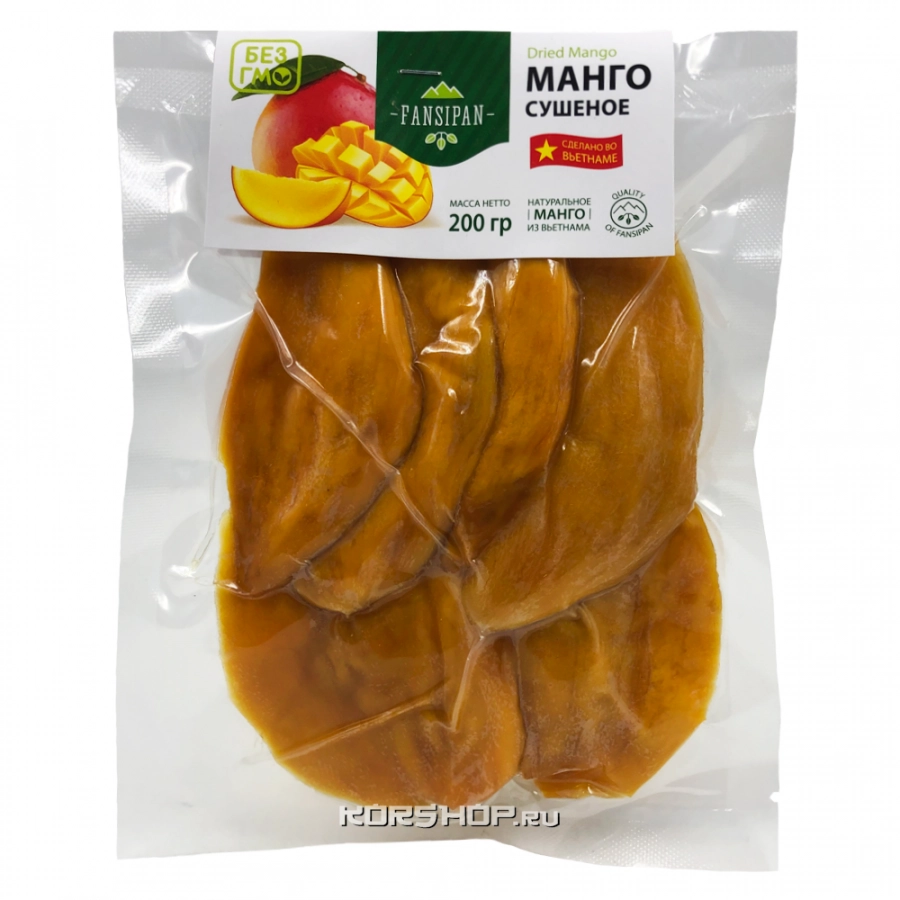 Сушеное манго Fansipan, Вьетнам, 200 г