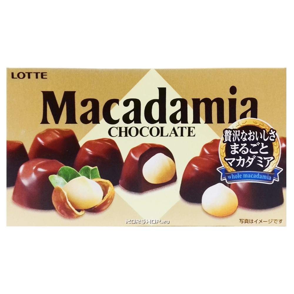 Орехи макадамия в шоколаде Lotte, Япония, 67 г Орехи макадамия в шоколаде Lotte, Япония, 67 г