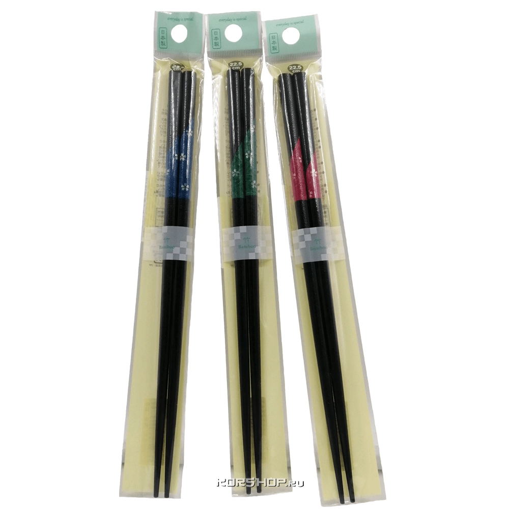 Палочки для еды «Сакура» (цвета в ассортименте), Япония, 22,5 см Палочки для еды «Сакура» (цвета в ассортименте), Япония, 22,5 см