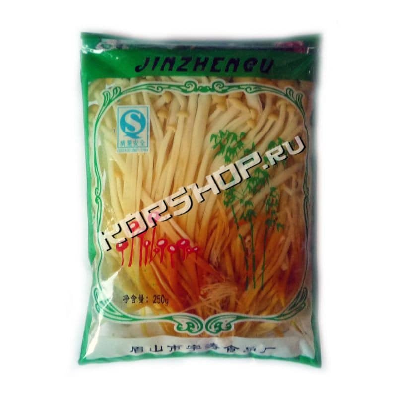 Грибы Золотые нити (Еноки/Эноки) Китай 250 гр.