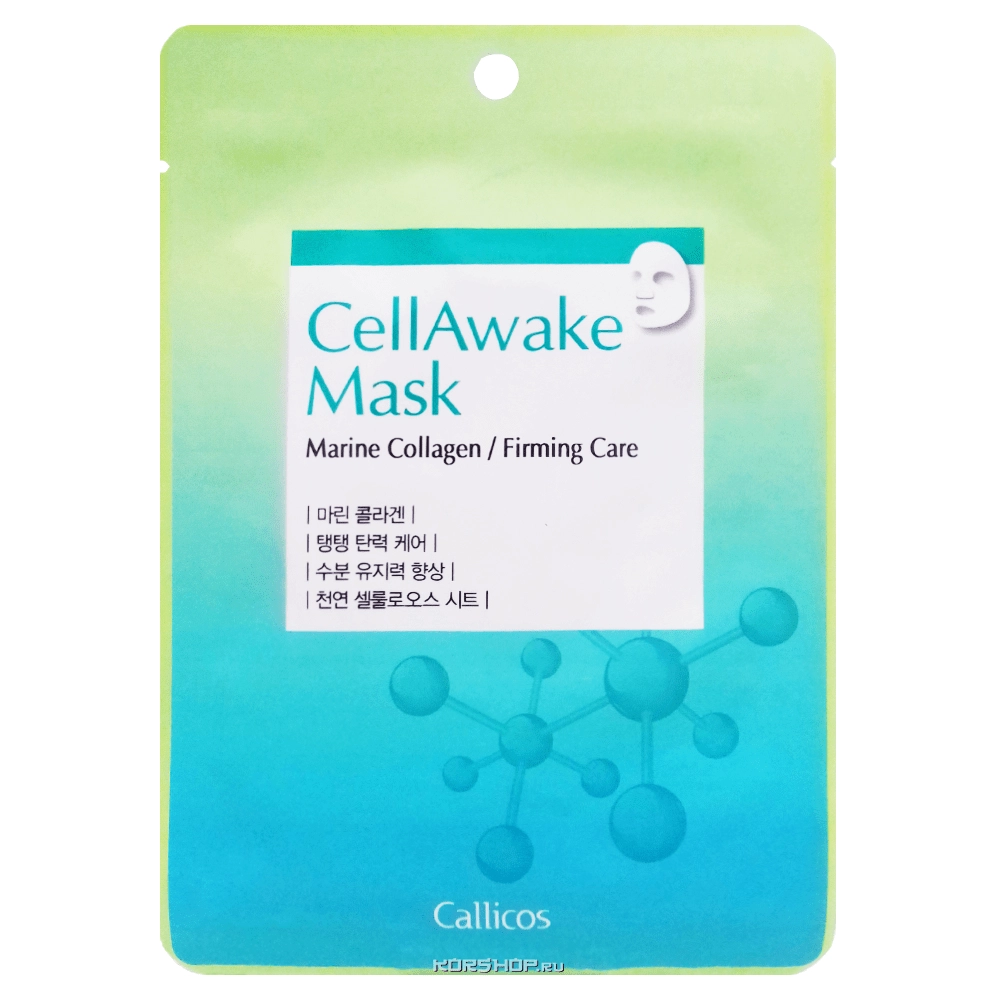 Подтягивающая маска для лица с коллагеном Callicos, Корея, 25 г Подтягивающая маска для лица с коллагеном Callicos, Корея, 25 г