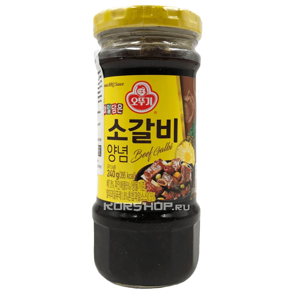 Маринад для говяжьих ребрышек кальби Оттоги (Ottogi), Корея, 240 г Маринад для говяжьих ребрышек кальби Оттоги (Ottogi), Корея, 240 г