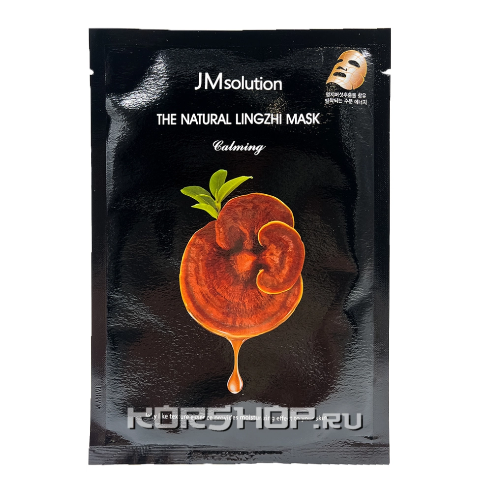 Успокаивающая тканевая маска с экстрактом рейши Lingzhi Mask Calming JMsolution, Корея, 30 мл Успокаивающая тканевая маска с экстрактом рейши Lingzhi Mask Calming JMsolution, Корея, 30 мл