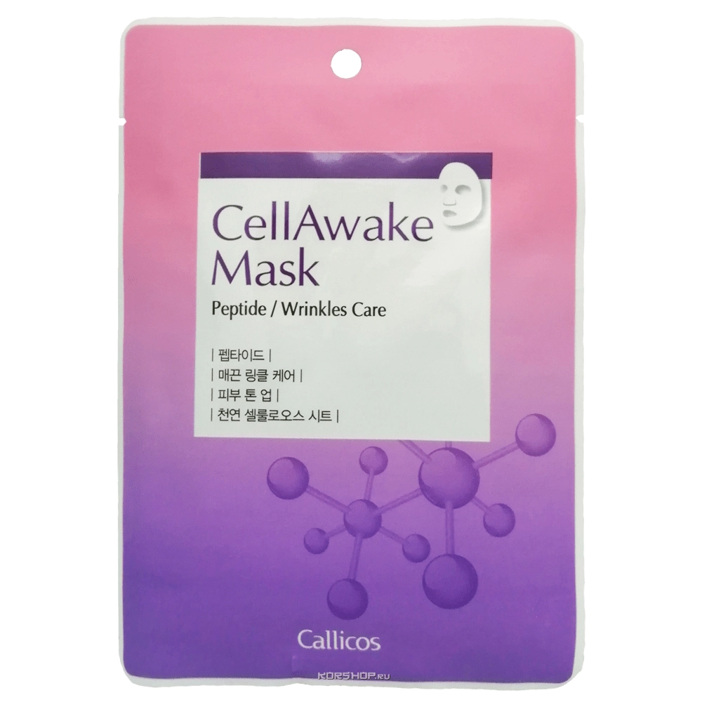 Маска для лица с пептидами против морщин Callicos, Корея, 25 г Маска для лица с пептидами против морщин Callicos, Корея, 25 г