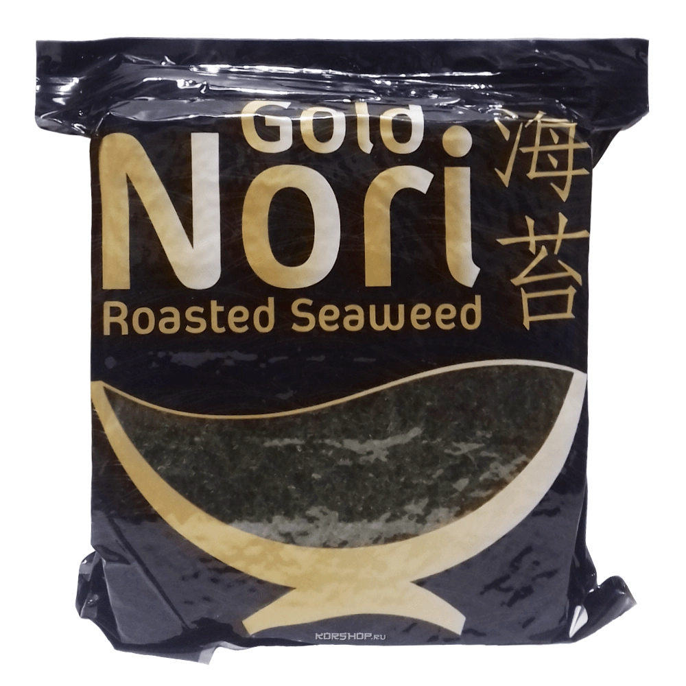 Жареные водоросли нори Gold Uramaki Special (100 листов), Китай, 250 г