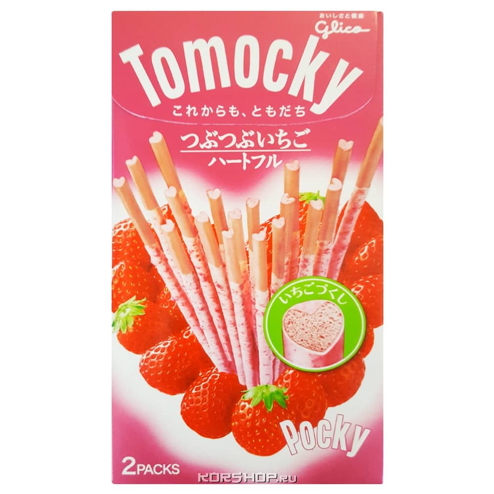 Клубничные палочки в глазури Pocky, Япония, 57,6 г,