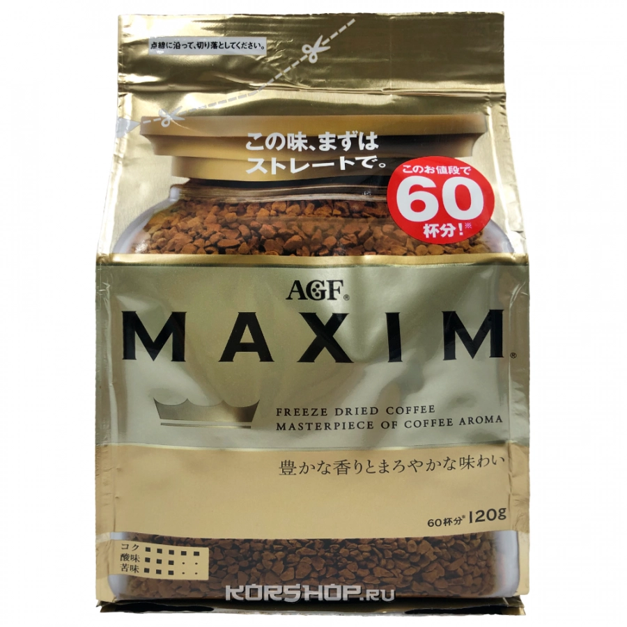 Растворимый кофе Голд Бленд Maxim AGF, Япония, 120 г Растворимый кофе Голд Бленд Maxim AGF, Япония, 120 г