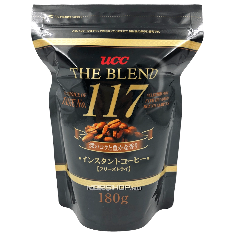 Натуральный растворимый сублимированный кофе The Blend 117 UCC, Япония, 180 г Натуральный растворимый сублимированный кофе The Blend 117 UCC, Япония, 180 г
