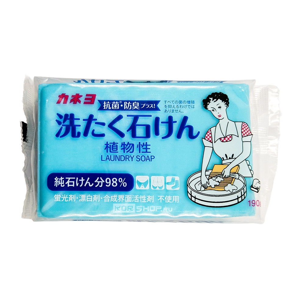 Мыло хоз. для стойких загрязнений с антибактериальным эффектом Kaneyo, Япония, 190 г Мыло хоз. для стойких загрязнений с антибактериальным эффектом Kaneyo, Япония, 190 г