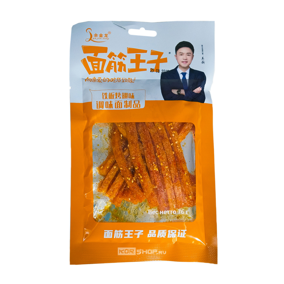 Острые снеки Латяо со вкусом крылышек барбекю Yujinlong, Китай, 76 г