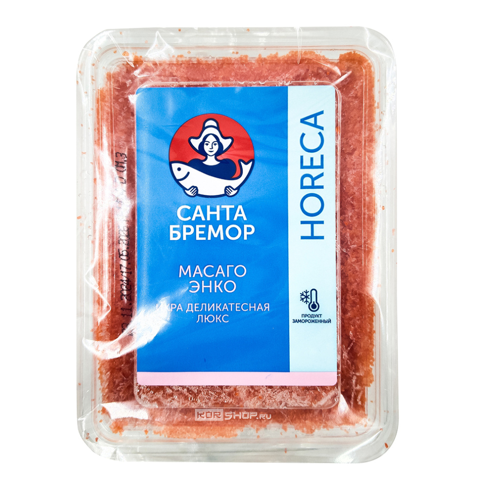 Масаго - икра мойвы (капеллана) оранжевая Люкс, Россия 500 г