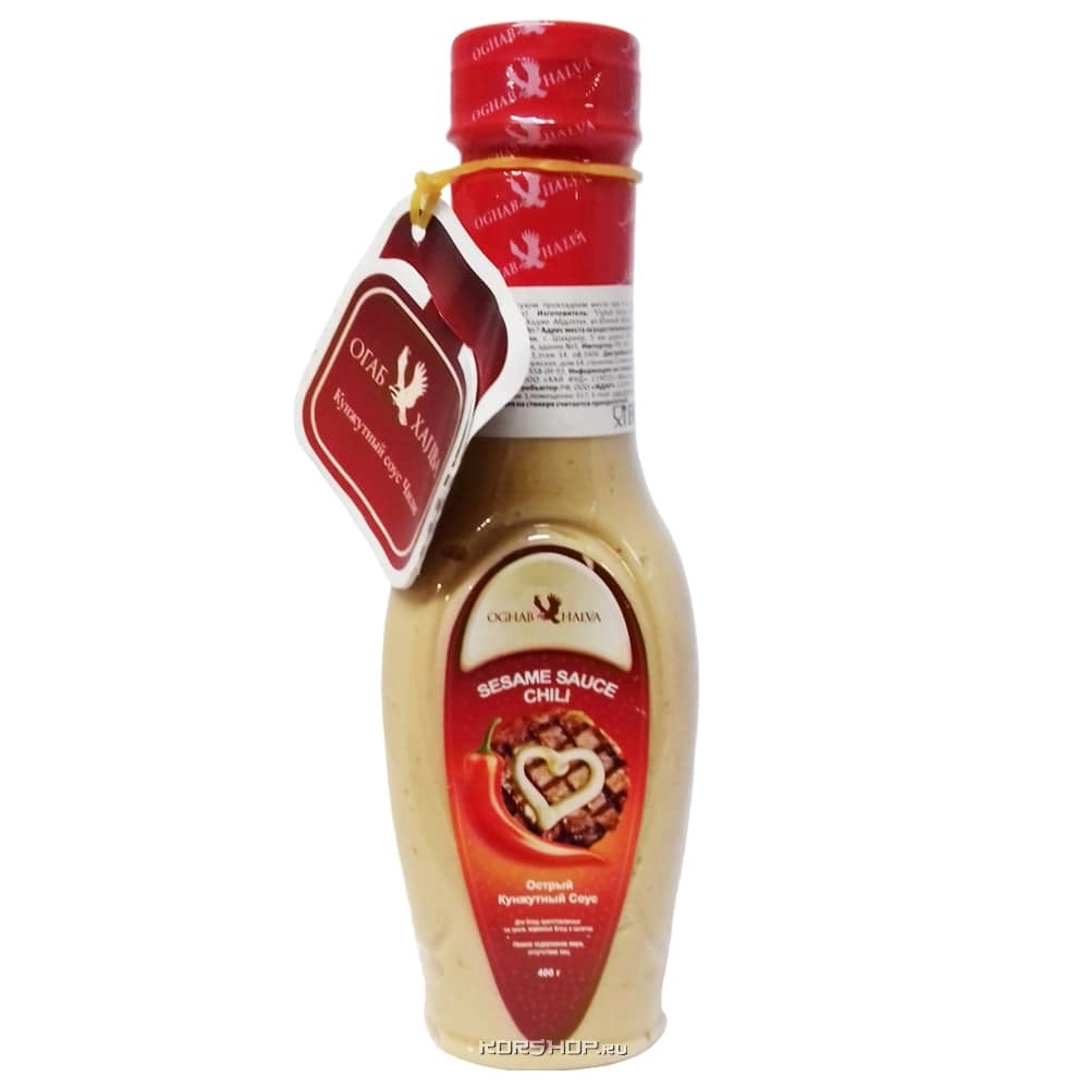 Острый кунжутный соус Oghab Halva, Иран, 400 г Острый кунжутный соус Oghab Halva, Иран, 400 г