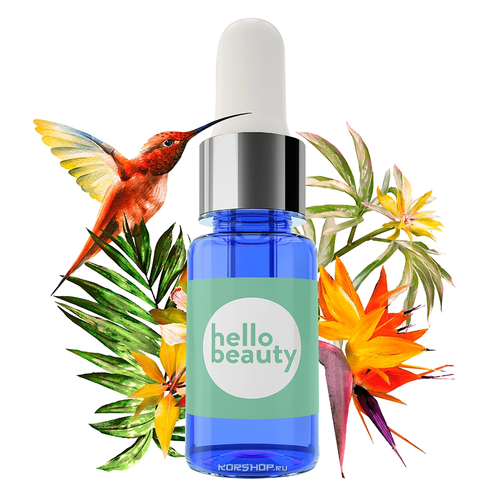 Сыворотка для упругости и сияния с экстрактом чайного гриба комбуча Hello Beauty, 10 мл