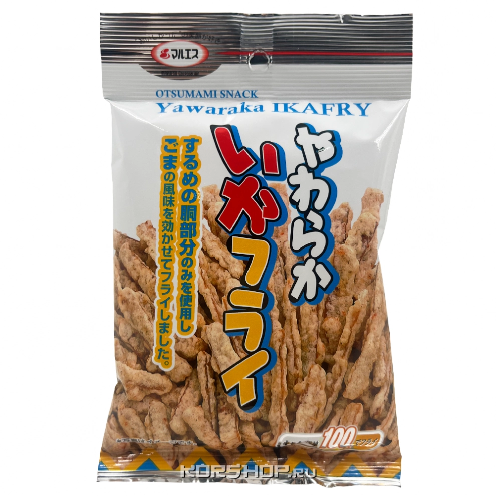 Мягкий жареный кальмар Maruesu Tabekiri, Япония, 22 г