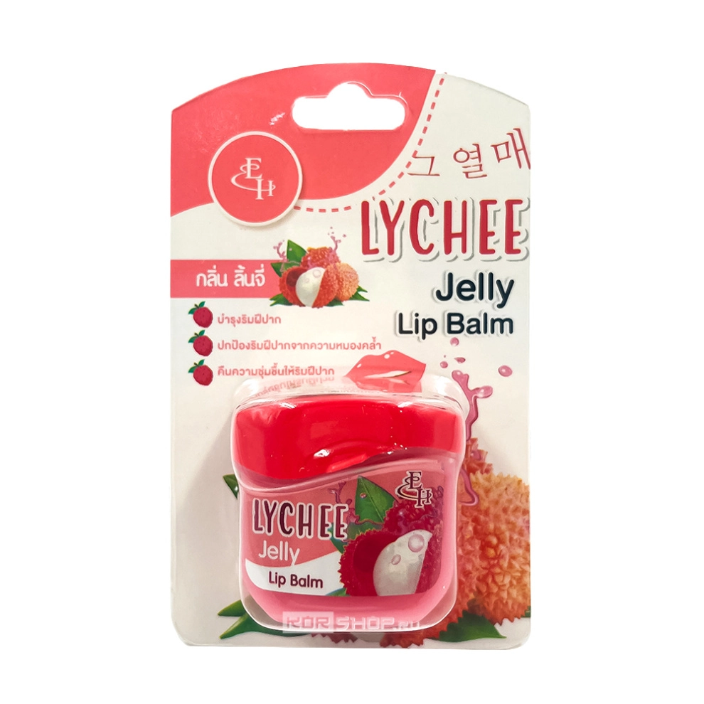 Желейный бальзам для губ «Личи» Eliza Helena, Таиланд, 9 г Желейный бальзам для губ «Личи» Eliza Helena, Таиланд, 9 г