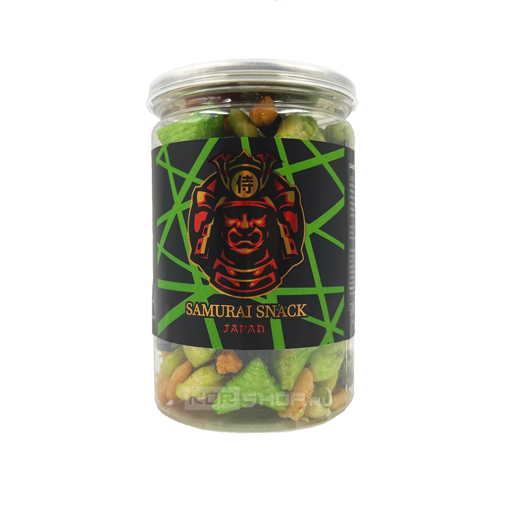 Японские снеки Самурай снэк Дэнто Васаби Тако Самурай, 100 г Японские снеки Самурай снэк Дэнто Васаби Тако Самурай, 100 г