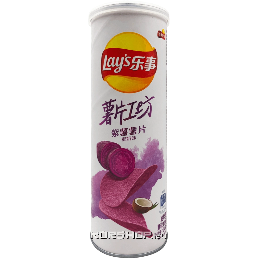 Чипсы с бататом Lay's, Китай, 104 г Чипсы с бататом Lay's, Китай, 104 г