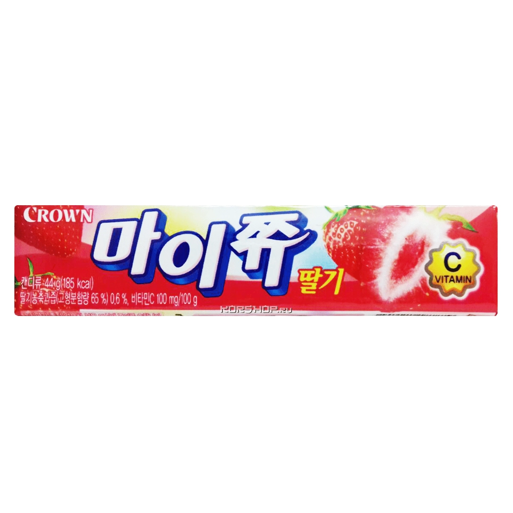 Жевательные конфеты Май Чу со вкусом клубники My Chew, Корея, 44 г