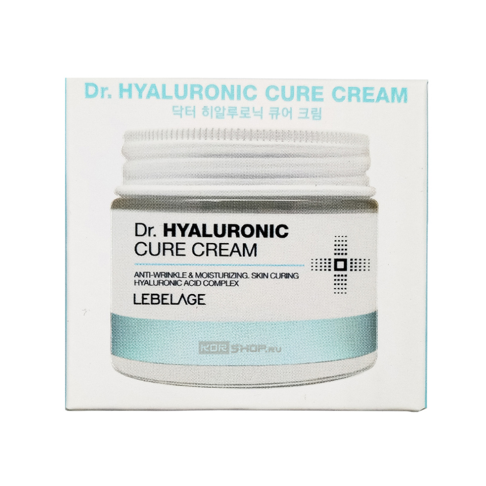 Антивозрастной крем для лица с гиалуроновой кислотой Dr. Hyaluronic Cure Cream Lebelage, Корея, 70 мл