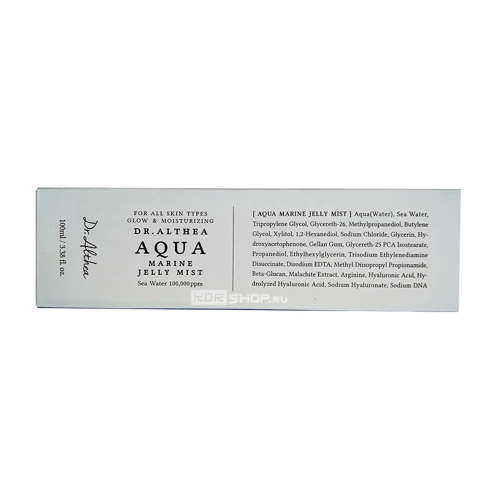 Увлажняющий спрей (мист) для лица с морской водой гелевый (Aqua Marine Jelly Mist) Dr.Althea, Корея, 100 мл