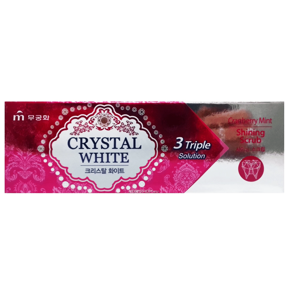 Гелевая зубная паста с ароматом клюквы и мяты Mukunghwa, Корея, 110 г Гелевая зубная паста с ароматом клюквы и мяты Mukunghwa, Корея, 110 г