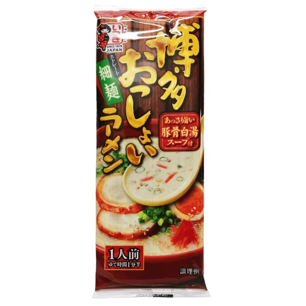 Тонкоцу рамен с бульоном на свиных косточках Itsuki Hakata Osshoi, Япония, 123 г Тонкоцу рамен с бульоном на свиных косточках Itsuki Hakata Osshoi, Япония, 123 г