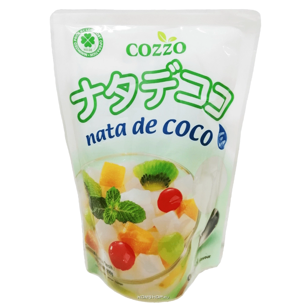 Кокосовое желе в сиропе Nata de Coco Cozzo, Малайзия, 290 мл Кокосовое желе в сиропе Nata de Coco Cozzo, Малайзия, 290 мл