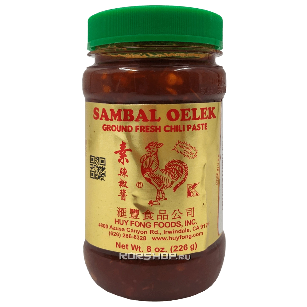 Острый соус Sambal Oelek Huy Fong Foods, США, 226 г. Острый соус Sambal Oelek Huy Fong Foods, США, 226 г.