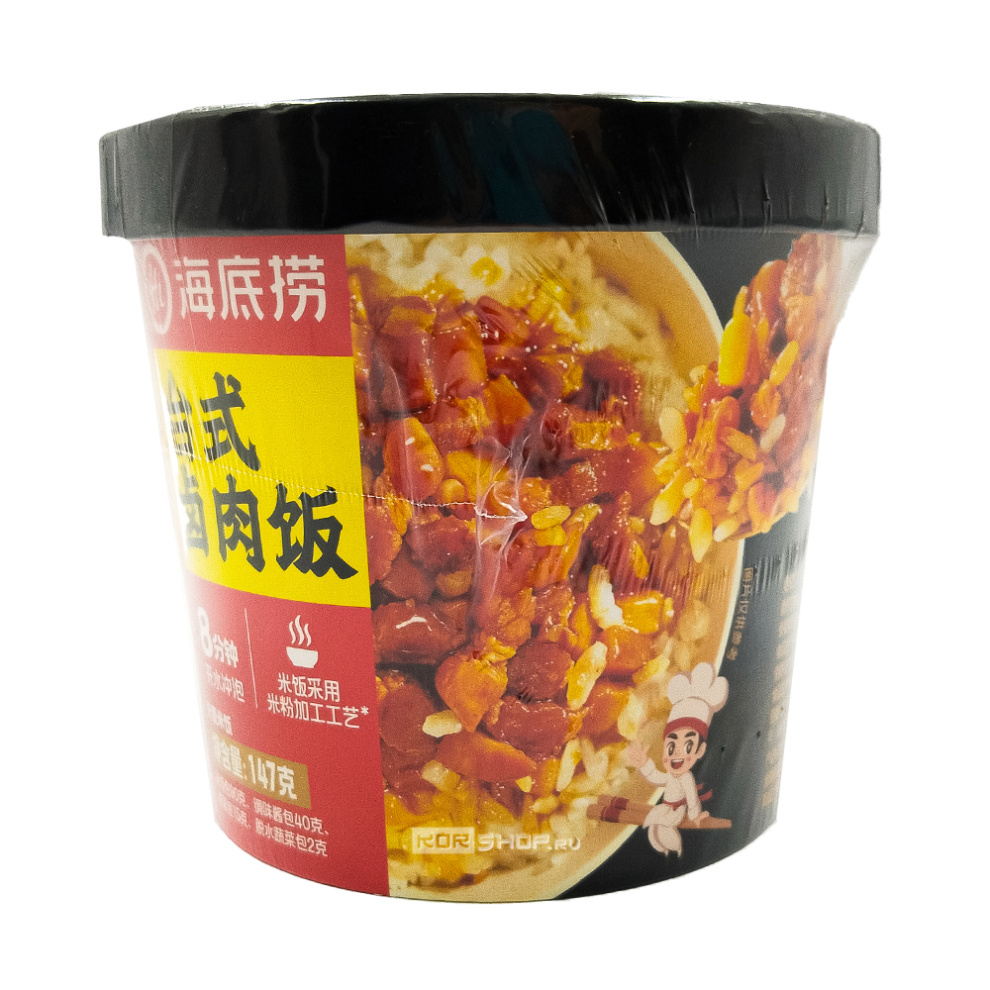 Рис б/п со вкусом тушеной свинины по-тайвански Haidilao, Китай, 147 г Рис б/п со вкусом тушеной свинины по-тайвански Haidilao, Китай, 147 г