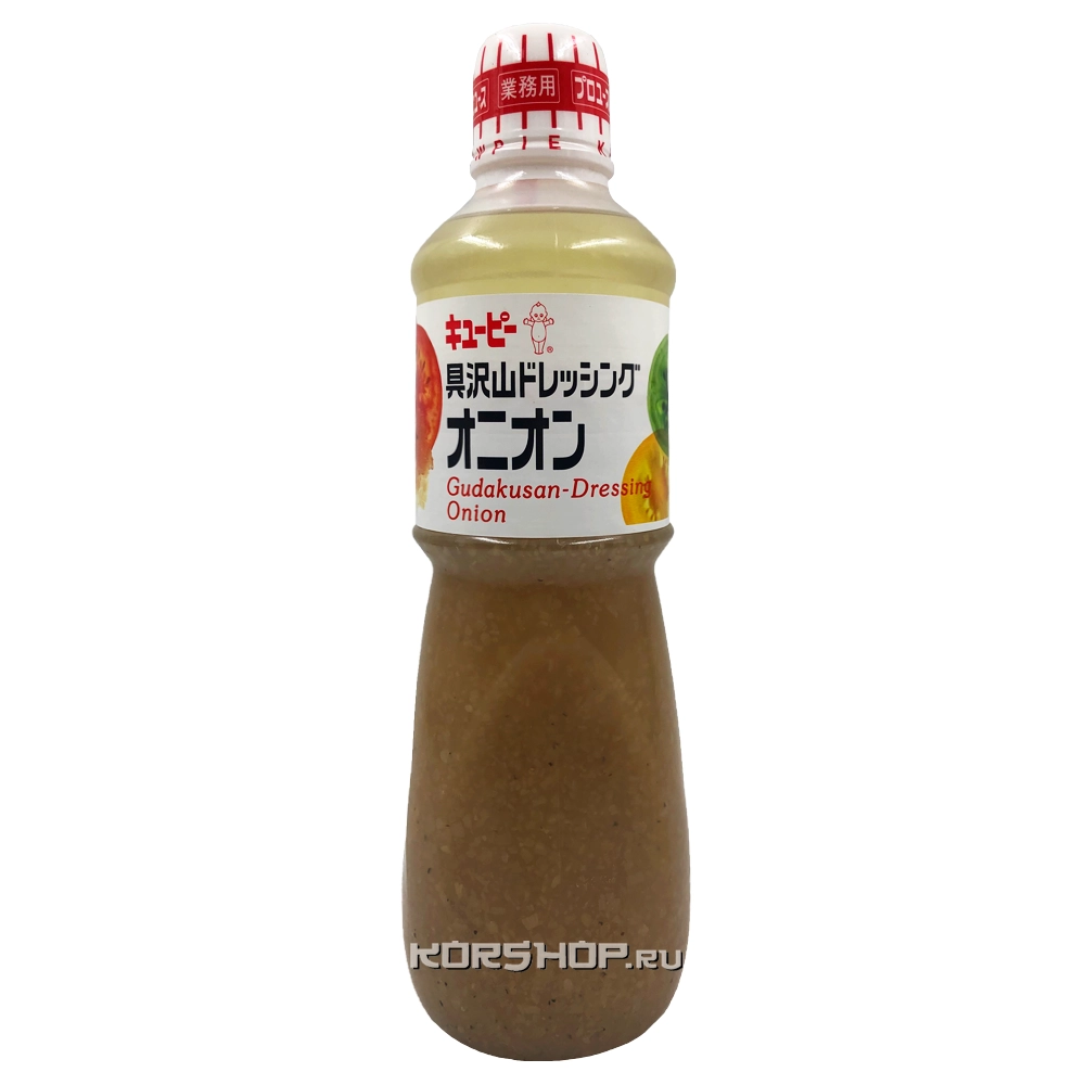 Соус заправка из тертого лука Gudakusan Onion Kewpie QP, Япония, 1 л. Соус заправка из тертого лука Gudakusan Onion Kewpie QP, Япония, 1 л.