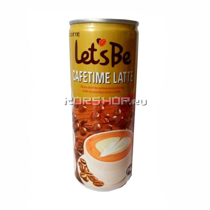 Кофейный напиток Летс Би Кафетайм Латте (Let’s Be Cafe Time Latte), Лотте 240 мл