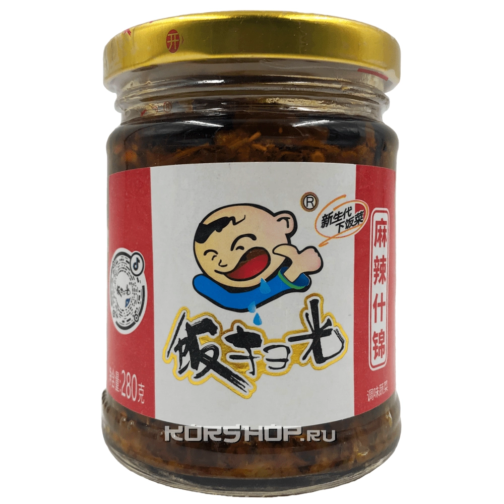 Острые консервированные овощи Fansaoguang, Китай, 280 г.