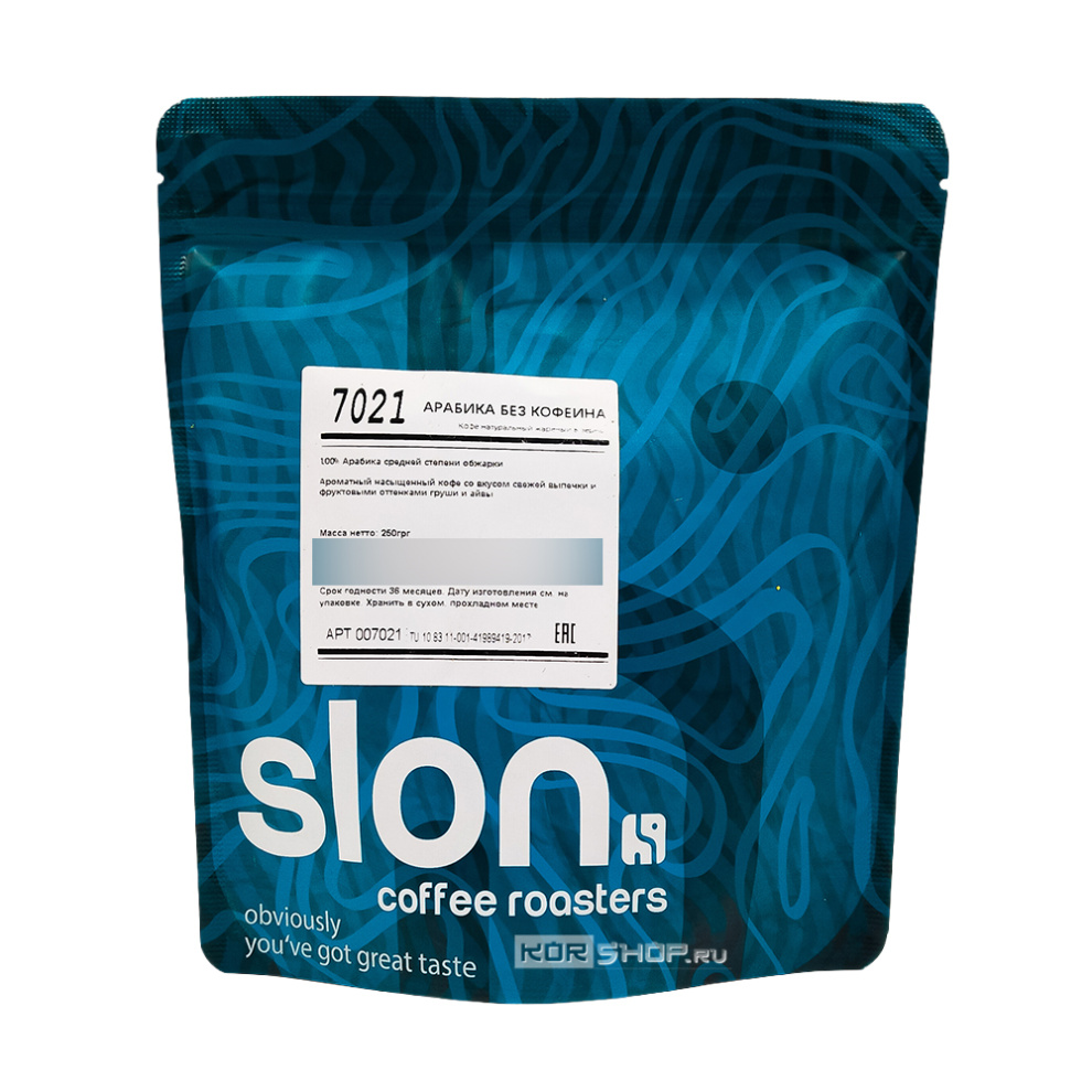Кофе в зернах Арабика «Без кофеина», 250 г Кофе в зернах Арабика «Без кофеина», 250 г