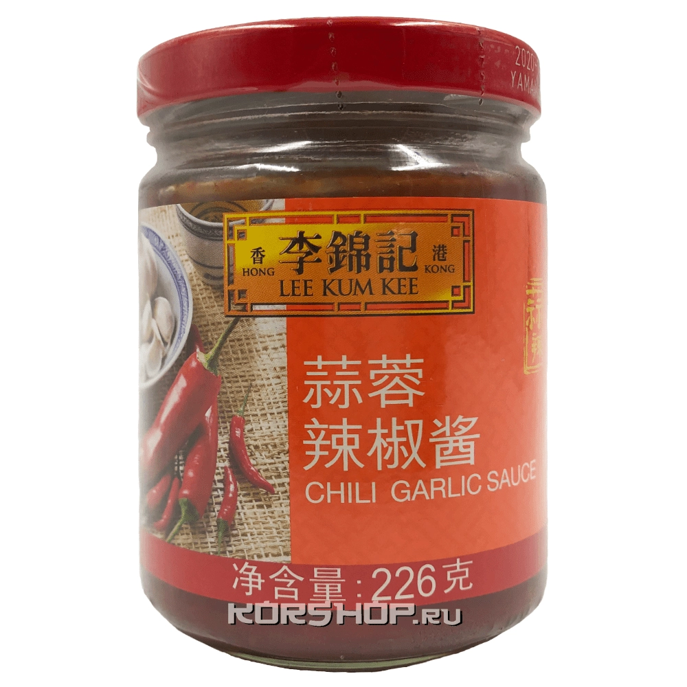 Соус Чили с чесноком  (CHILI GARLIC SAUCE) Lee Kum Kee, Китай 226 г