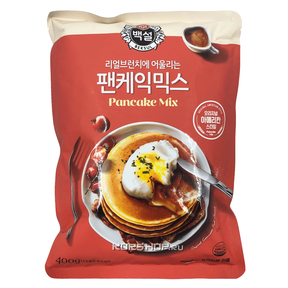 Сухая смесь для приготовления хоткейков Beksul, Корея, 400 г