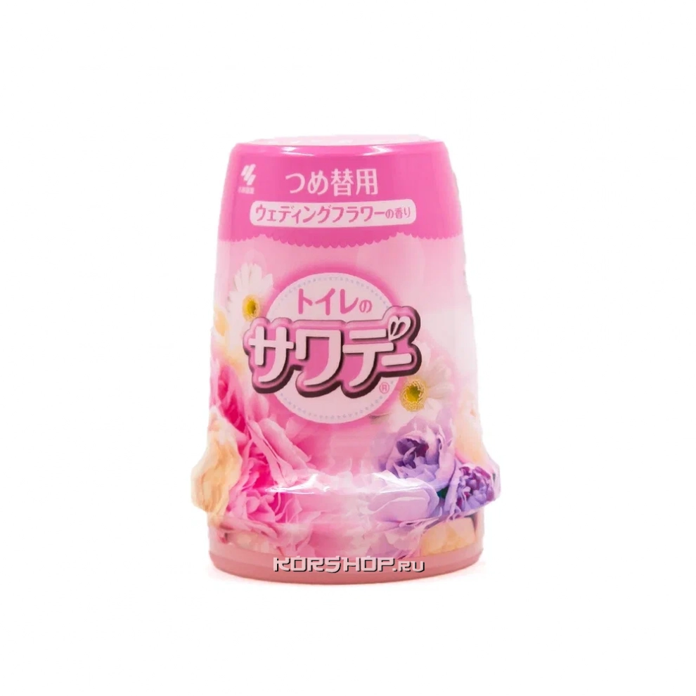 Освежитель воздуха для туалета Свадебный букет Sawaday Wedding Floral Scent Kobayashi (запасной блок), Япония, 140 г