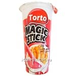 Бисквитные палочки «Мэджик стик» с клубничным кремом Torto, Малайзия, 40 г