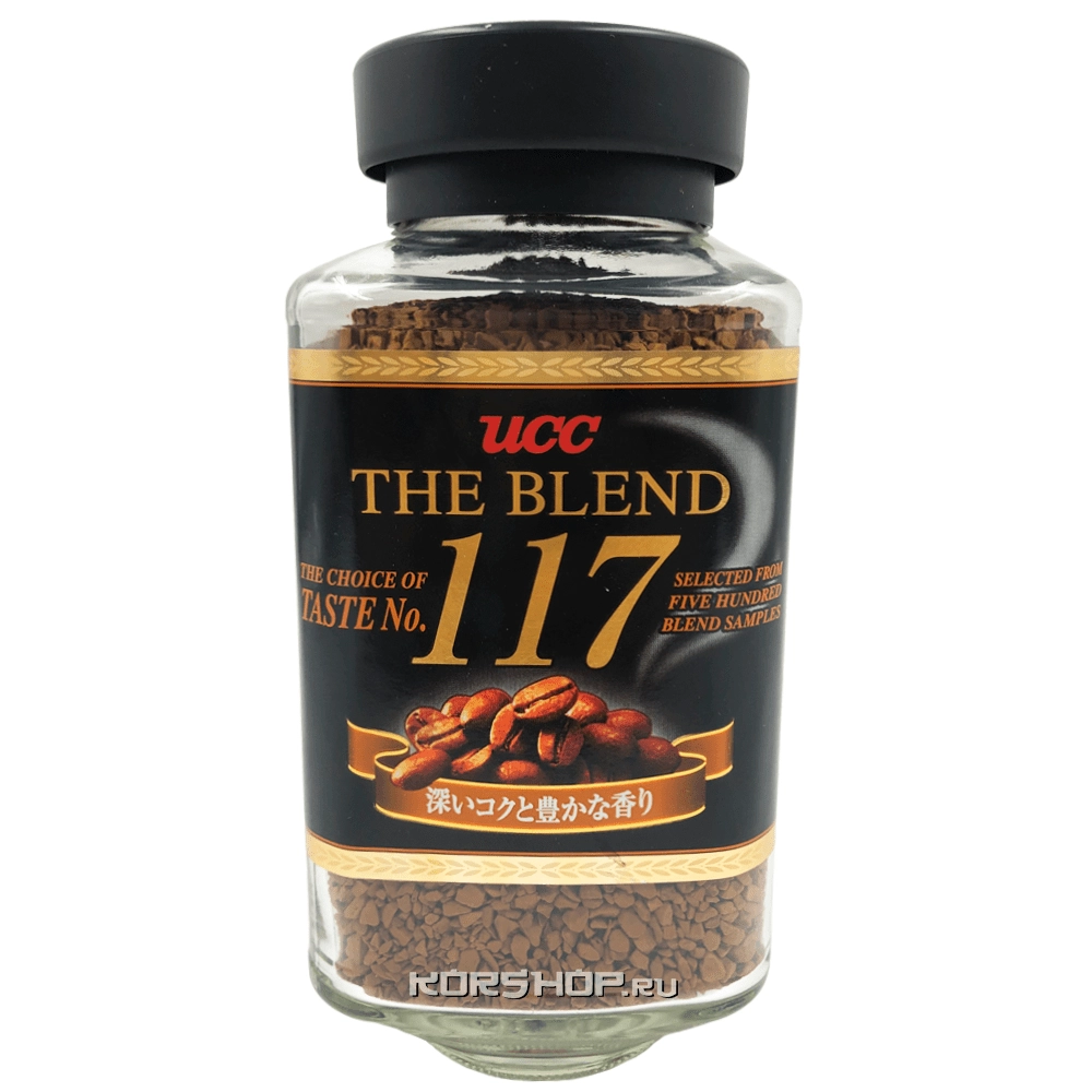 Натуральный растворимый сублимированный кофе Blend 117 UCC, Япония, 135 г