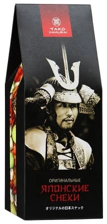 Японский бобовый снэк Тако Самурай (коробка) 108 г Японский бобовый снэк Тако Самурай (коробка) 108 г
