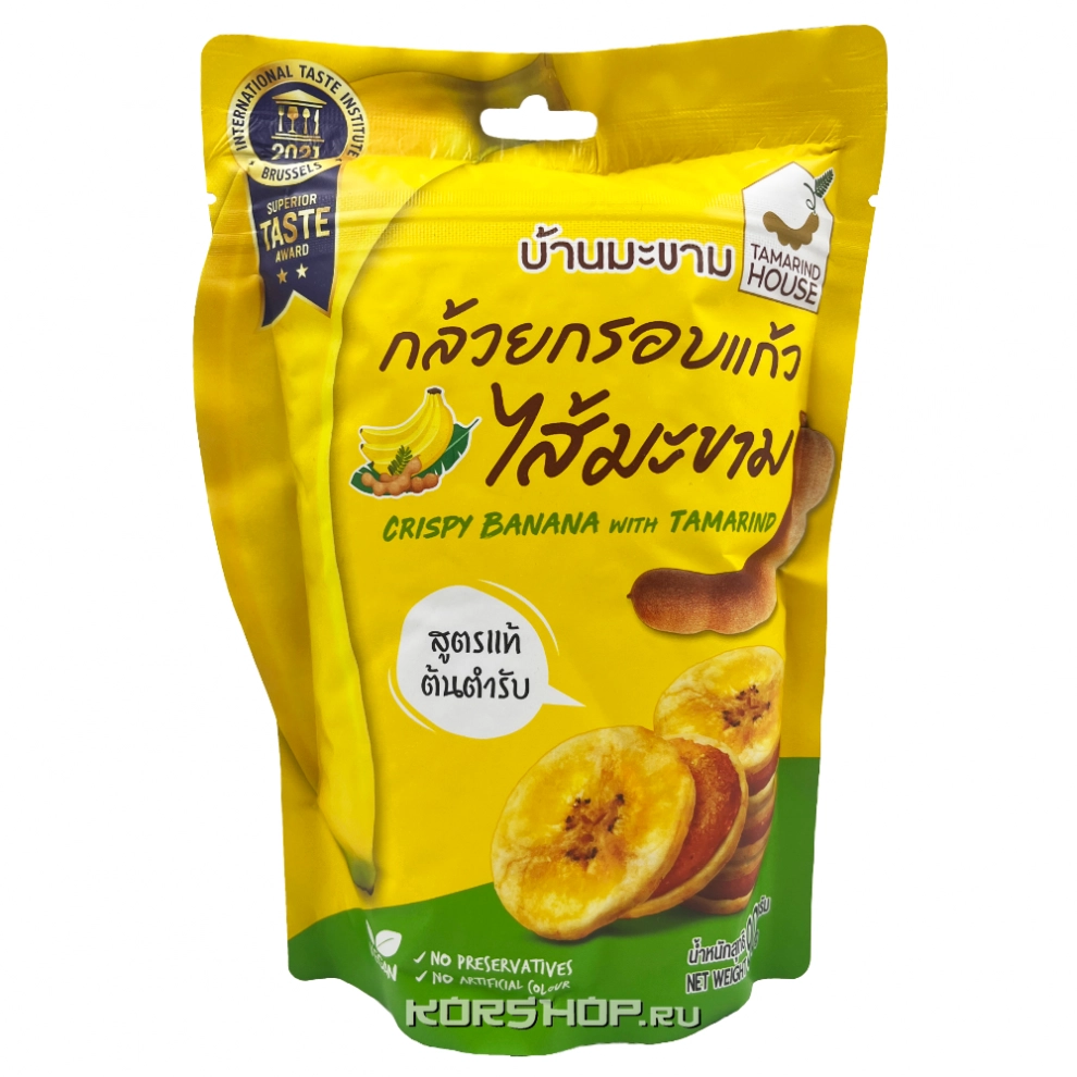 Жареный банан с начинкой из тамаринда Tamarind House, Таиланд, 90 г Жареный банан с начинкой из тамаринда Tamarind House, Таиланд, 90 г