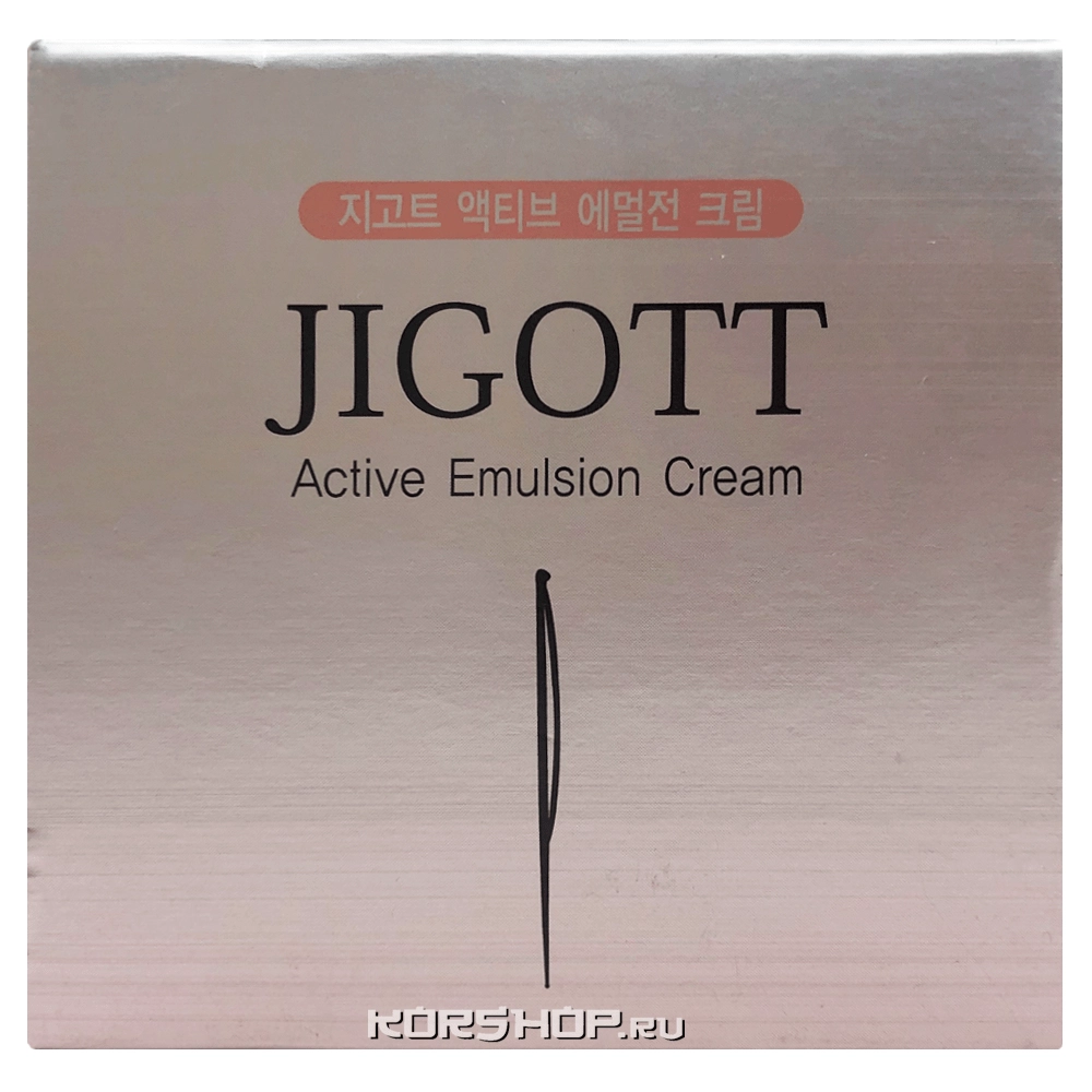 Крем для лица с гиалуроновой кислотой Active Emulsion Jigott, Корея, 50 мл