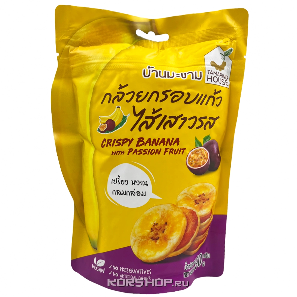 Жареный банан с начинкой из маракуйи Tamarind House, Таиланд, 90 г Жареный банан с начинкой из маракуйи Tamarind House, Таиланд, 90 г
