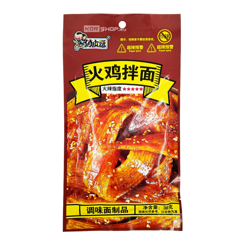 Мучные снеки латяо со вкусом индейки Милый Босс, Китай, 38 г