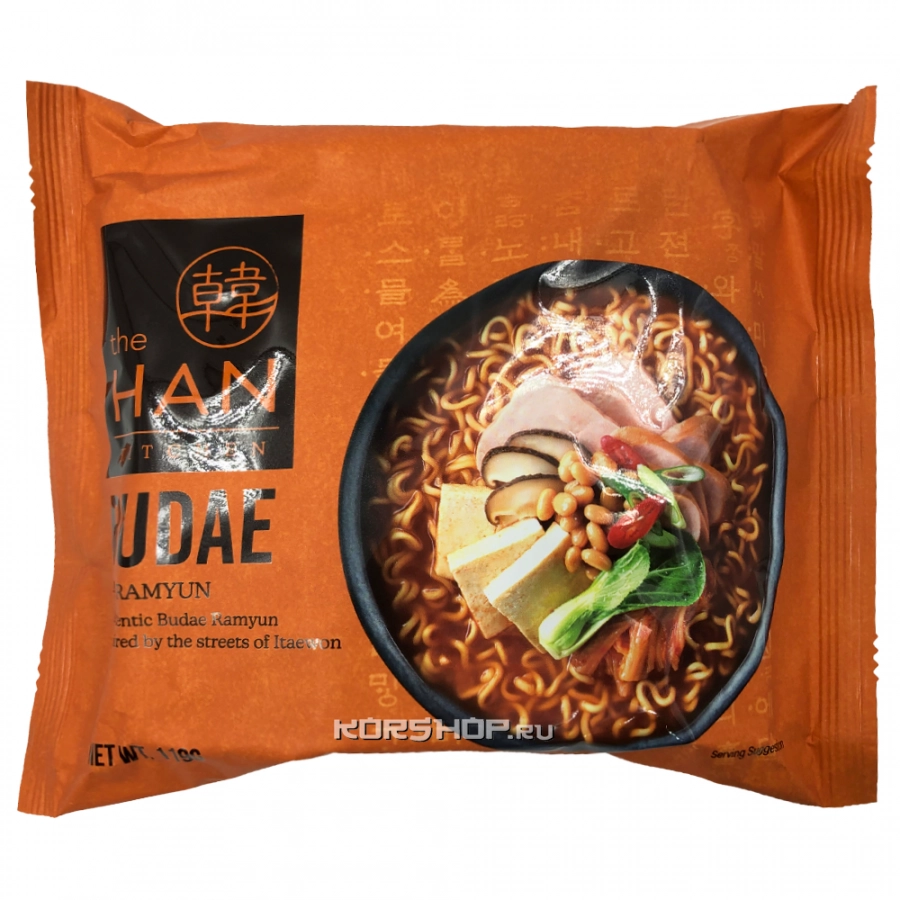 Лапша со вкусом корейского рагу Будаэ Budae The Han Kitchen, Корея, 119 г Лапша со вкусом корейского рагу Будаэ Budae The Han Kitchen, Корея, 119 г