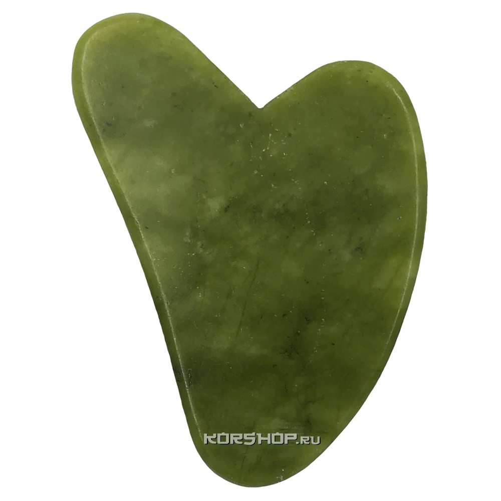 Нефритовый скребок Гуаша 4х7 см