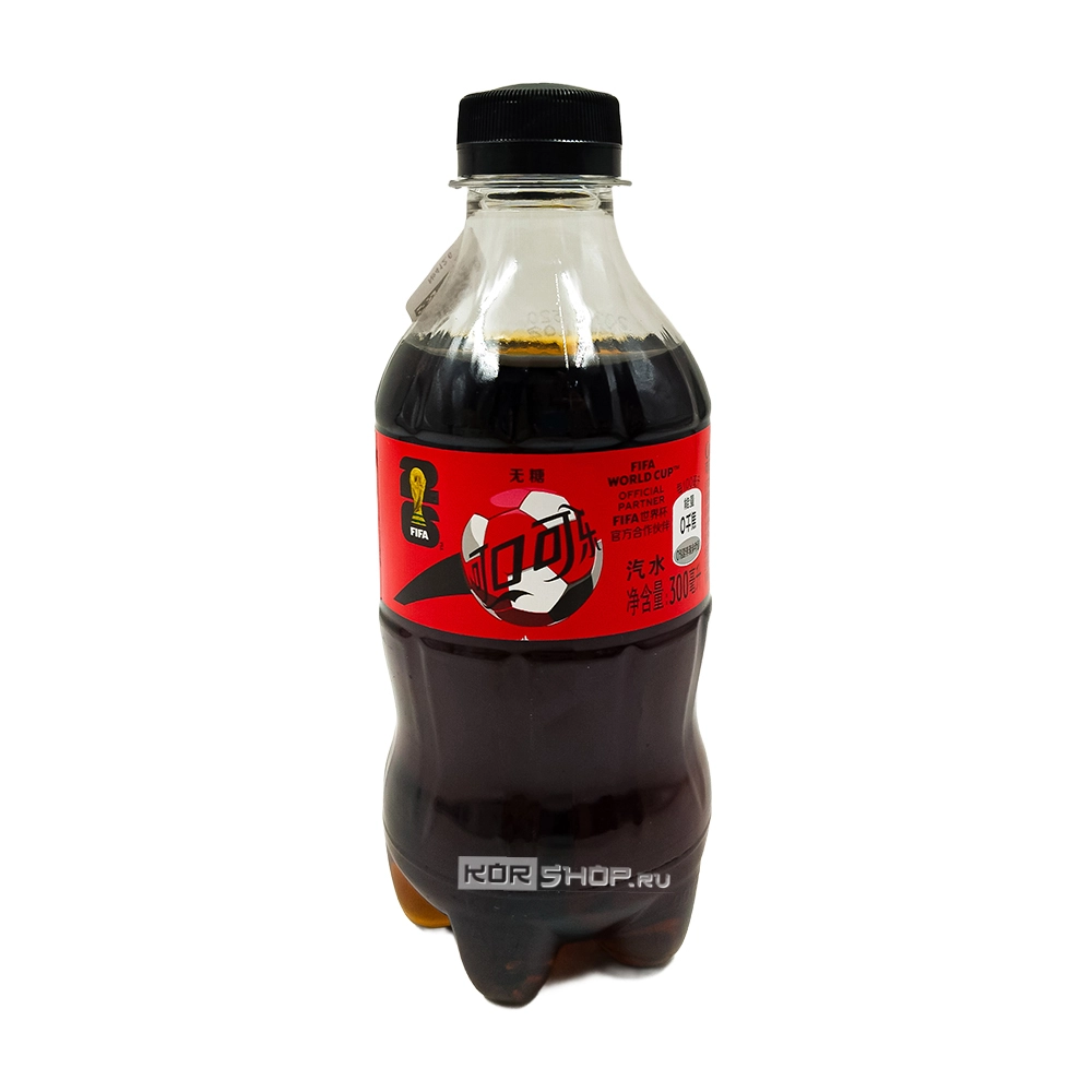Напиток б/а газированный «Кока-Кола» без сахара (Coca Cola Zero Sugar) Cofco, Китай, 300 мл